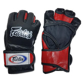 Gloves MMA Fairtex FGV12 Black Red "Ultimate Combat"